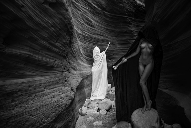 The Choice Between Matter and Spirit Artistic Nude Photo by Photographer JoelBelmont