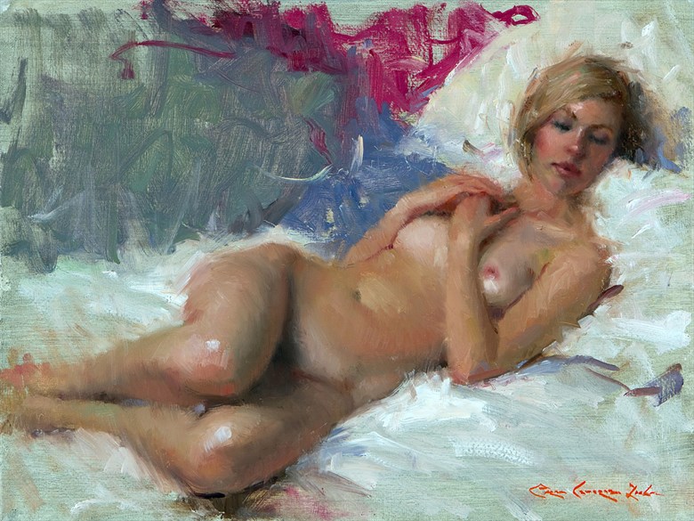 The Comfort of Silence Artistic Nude Artwork by Artist bcliston