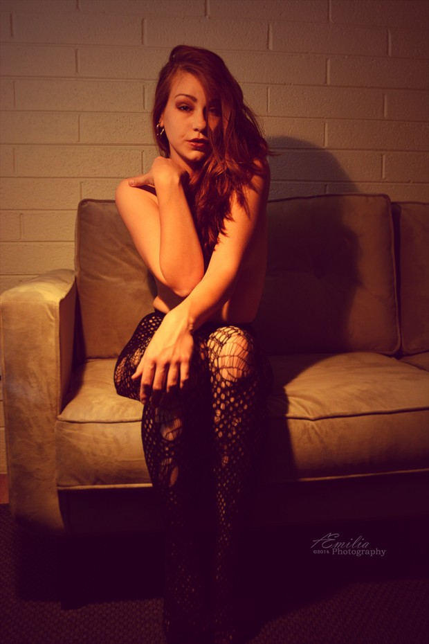 The Couch Glamour Photo by Model Aemilia