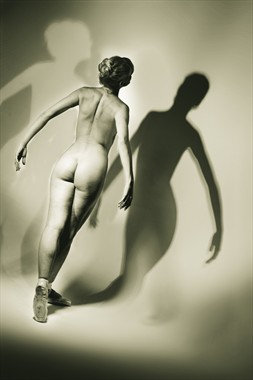 The Dancer, Shadows, and other Thoughts Artistic Nude Photo by Photographer Mark Bigelow