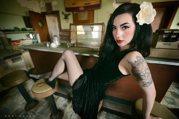 The Diner Pinup Photo by Photographer Mindplex