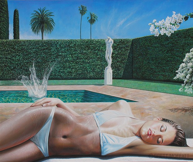 The Dreamers Bikini Artwork by Artist Brett Moffatt