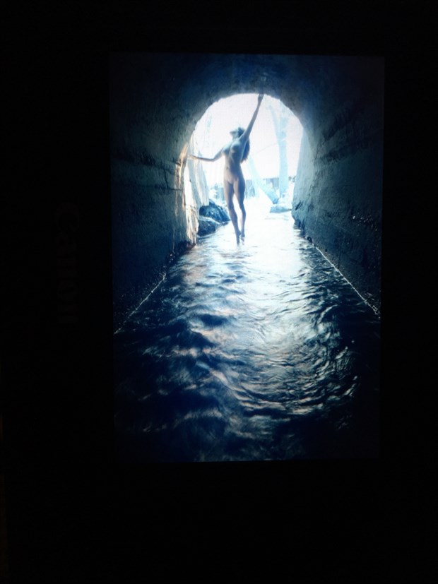 The End of the Tunnel Artistic Nude Photo by Model Mila
