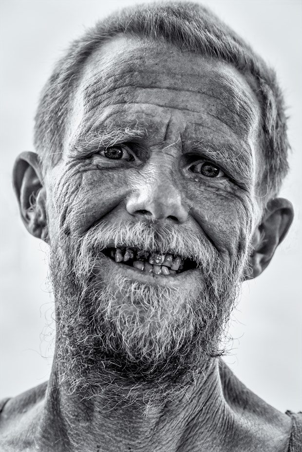 The Face of Homelessness Portrait Photo by Photographer Utah Bohemian