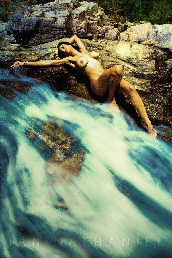 The Falls  Artistic Nude Photo by Model Ashley Salazar