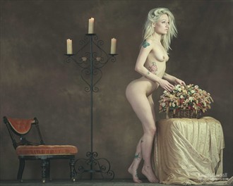 The Flower seller Artistic Nude Photo by Photographer jimathallammill