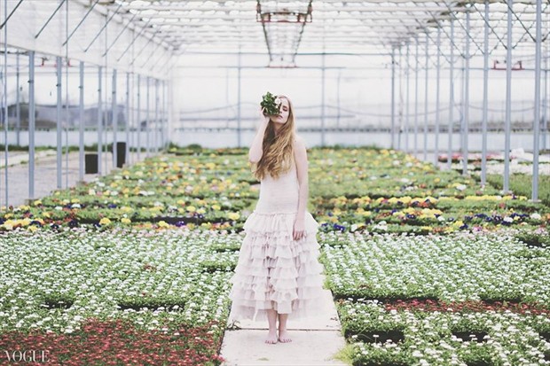 The Greenhouse Sensual Photo by Model Alessandra