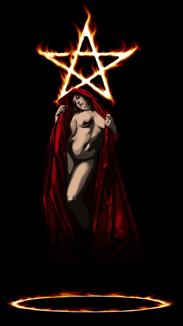 The Invocation Of Lilith Artistic Nude Artwork by Artist boot cheese 3000