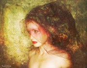 The Muse Expressive Portrait Artwork by Model Nina Covington