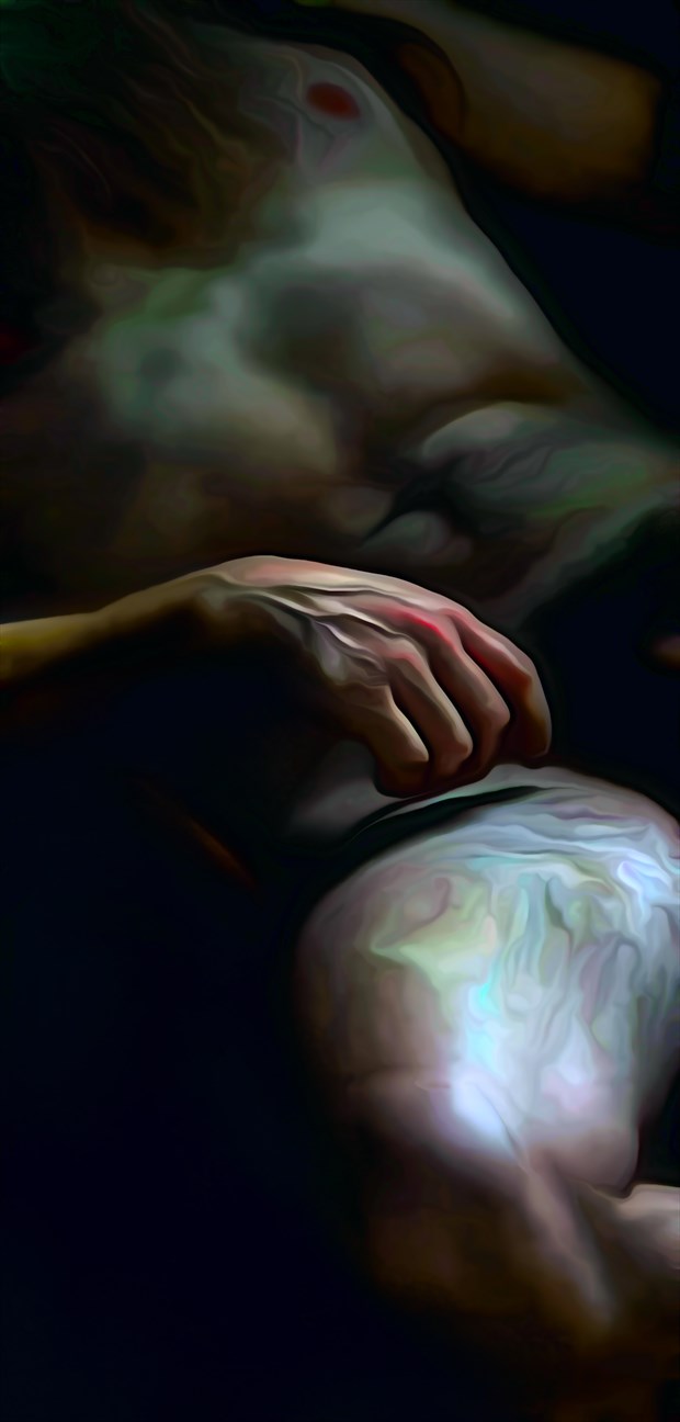 The Painters Hand Artistic Nude Artwork by Photographer Photorunner