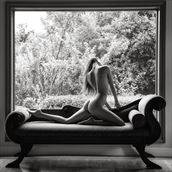 The Picture Window Artistic Nude Photo by Photographer Randall Hobbet