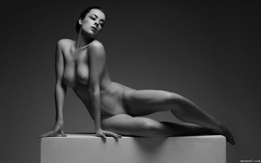 The Posing Box   Elegant Artistic Nude Photo by Photographer Terry King