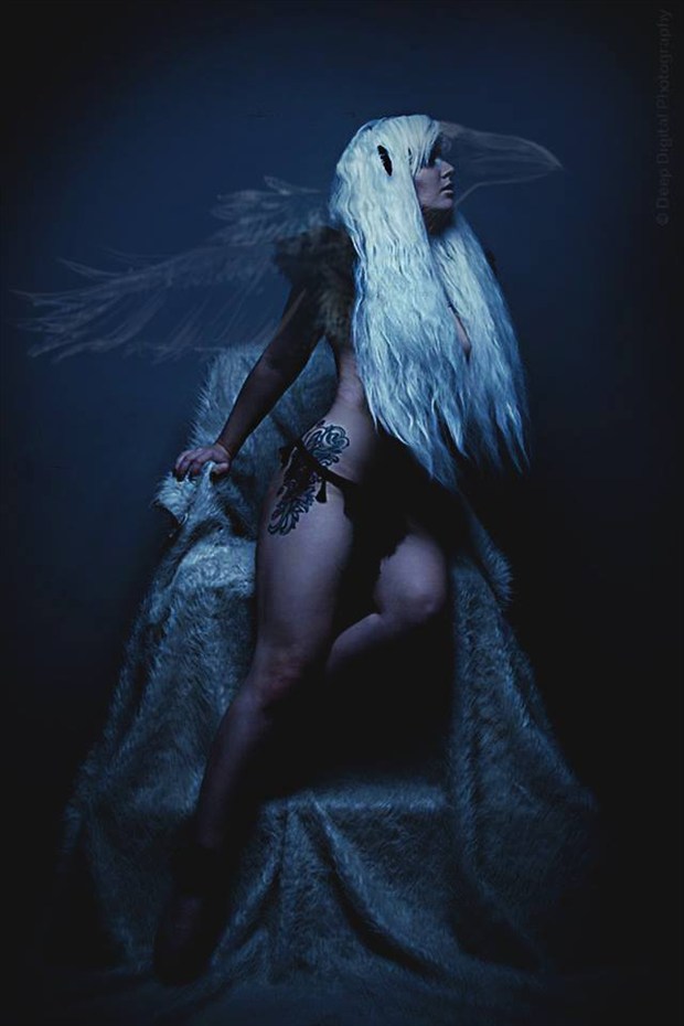 The Raven  Fantasy Photo by Model Ashley Love