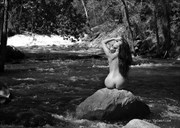 The River  Ray Valentine Artistic Nude Photo by Model Aurora Red