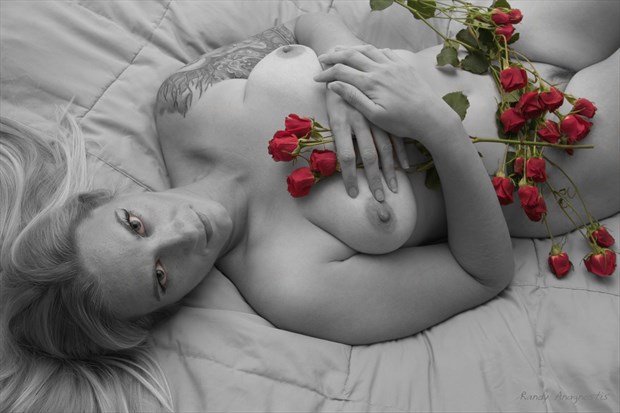 The Rosebed Artistic Nude Photo by Photographer Randy Anagnostis