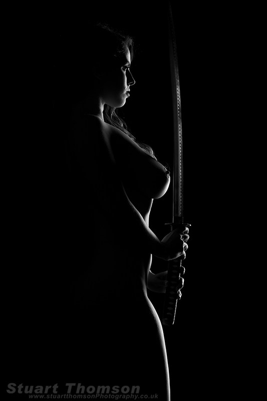 The Samurai Artistic Nude Photo by Photographer Stuart_Thomson