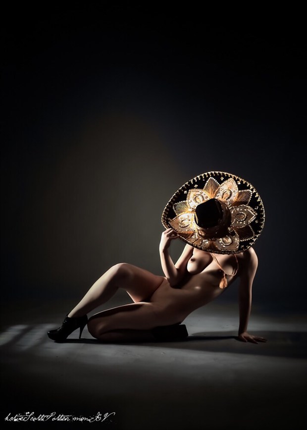 The Sombrero Strikes Again  Artistic Nude Photo by Photographer Katie Potter