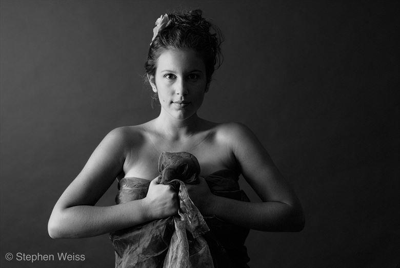 The Stare with fabric  Portrait Photo by Photographer Sacred Vessel