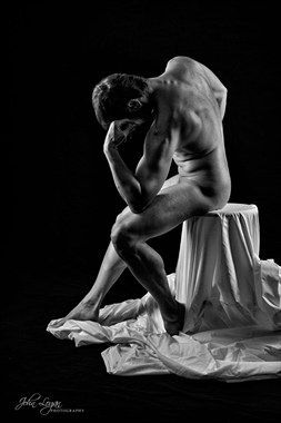 The Thinker Artistic Nude Photo by Photographer John Logan