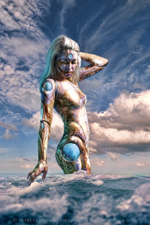 The Tide Surreal Artwork by Artist Scott Grimando