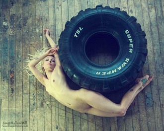 The Tyre Fitter Artistic Nude Photo by Photographer jimathallammill