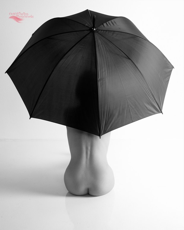 The Umbrella Artistic Nude Artwork by Photographer Miller Box Photo