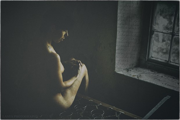 The Writing May Be On The Wall, But The Thoughts Are In My Head Artistic Nude Photo by Photographer Lanes Photography
