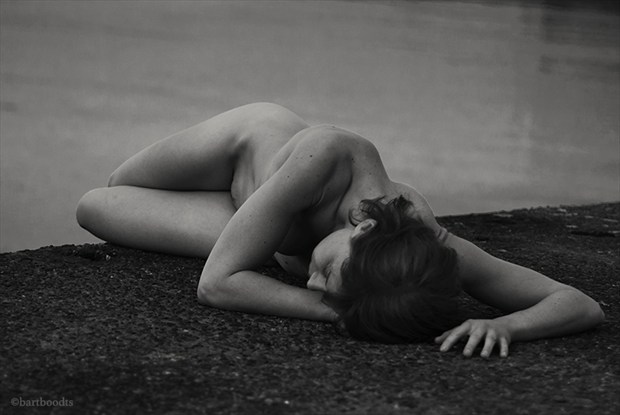 The river, cold and intense Artistic Nude Artwork by Photographer Bart Boodts
