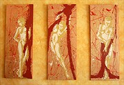 Three in Love Artistic Nude Artwork by Artist artistGENE
