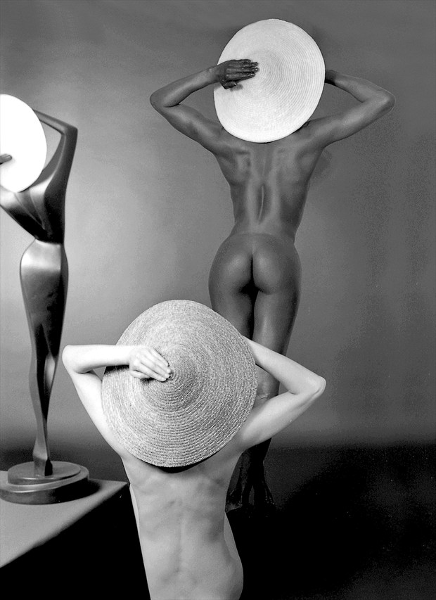 Three lamps Artistic Nude Photo by Photographer Jean Claude BERTRAND