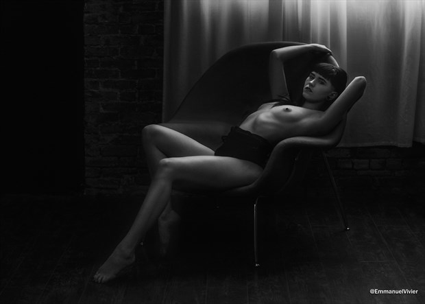 Tiffany Nacke model, black and white, brooklyn Artistic Nude Photo by Photographer EmmanuelVivier