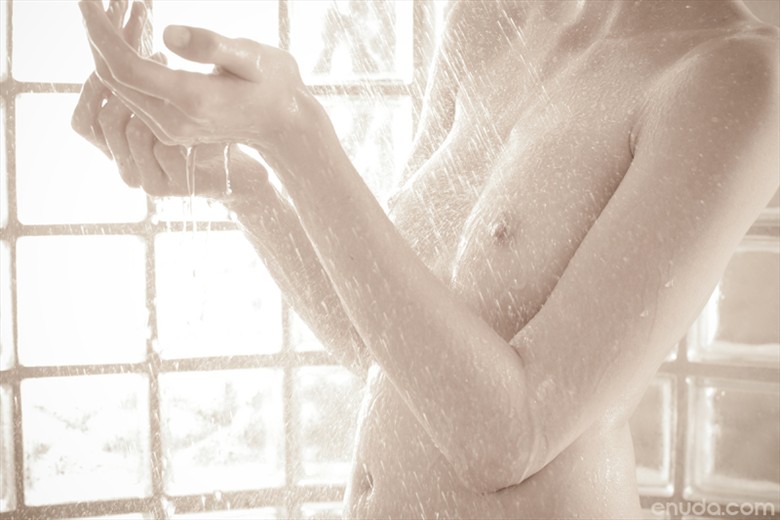Tiffany ~ Shower Artistic Nude Photo by Photographer BareLight