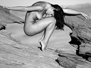 Toe Balancing  Artistic Nude Photo by Photographer Philip Young