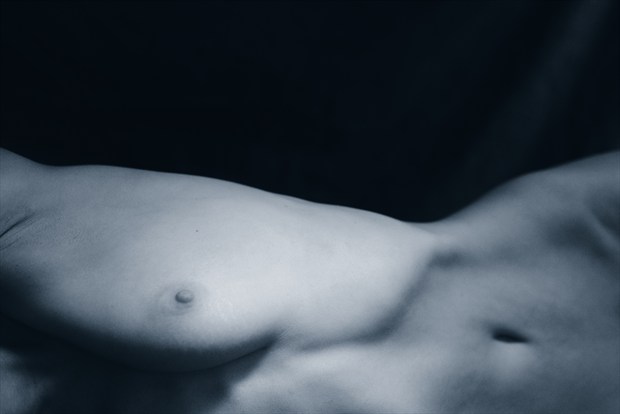 Torso is Cyan Artistic Nude Photo by Photographer Mark Bigelow