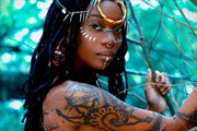 Tribal Tattoos Photo by Model Moniasse