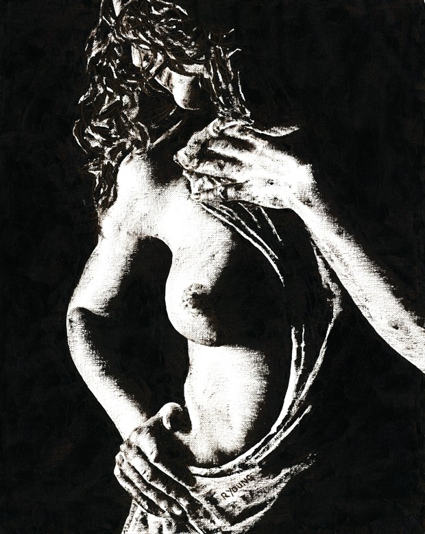 Turmoil Artistic Nude Artwork by Artist Richard Young