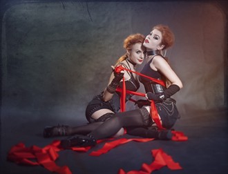 Two devils Alternative Model Artwork by Artist Vera Croft
