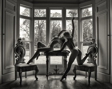 Two matching Chairs Artistic Nude Photo by Photographer Carl Grim