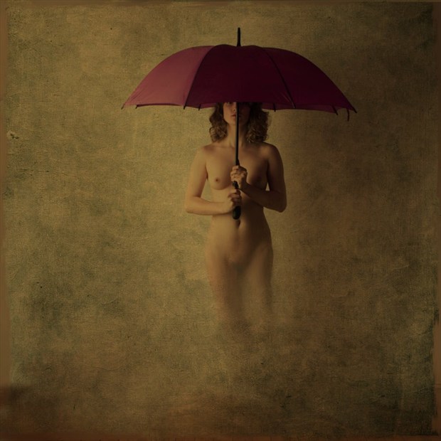 Umbrella 1 Artistic Nude Artwork by Photographer Dave Hunt