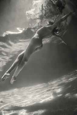 Underwater Flight Artistic Nude Photo by Photographer EdR
