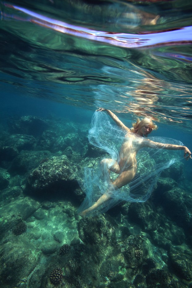 Underwater dancer Artistic Nude Photo by Photographer art of women
