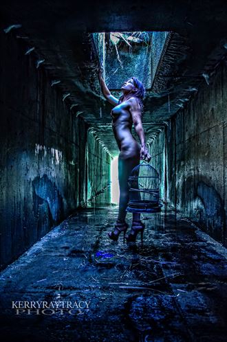 Underworld,......Caged Artistic Nude Artwork by Photographer KerryRayTracy