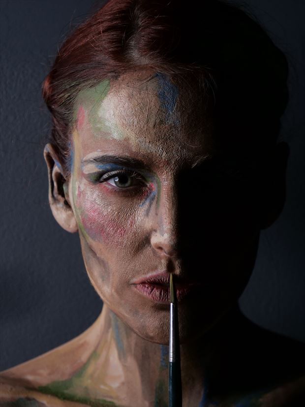 Untitled Portrait %231 Body Painting Photo by Photographer Shadows and Light 