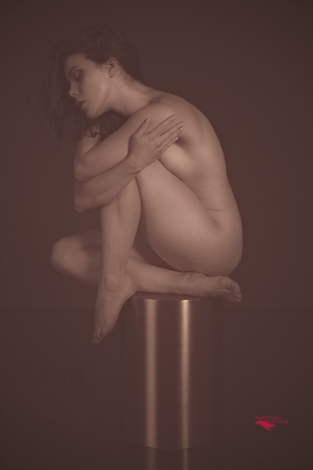 Up on a Pedestal Artistic Nude Artwork by Photographer Miller Box Photo