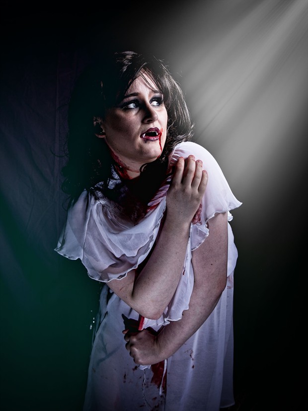 Vampyre in the light Studio Lighting Photo by Photographer Les Auld