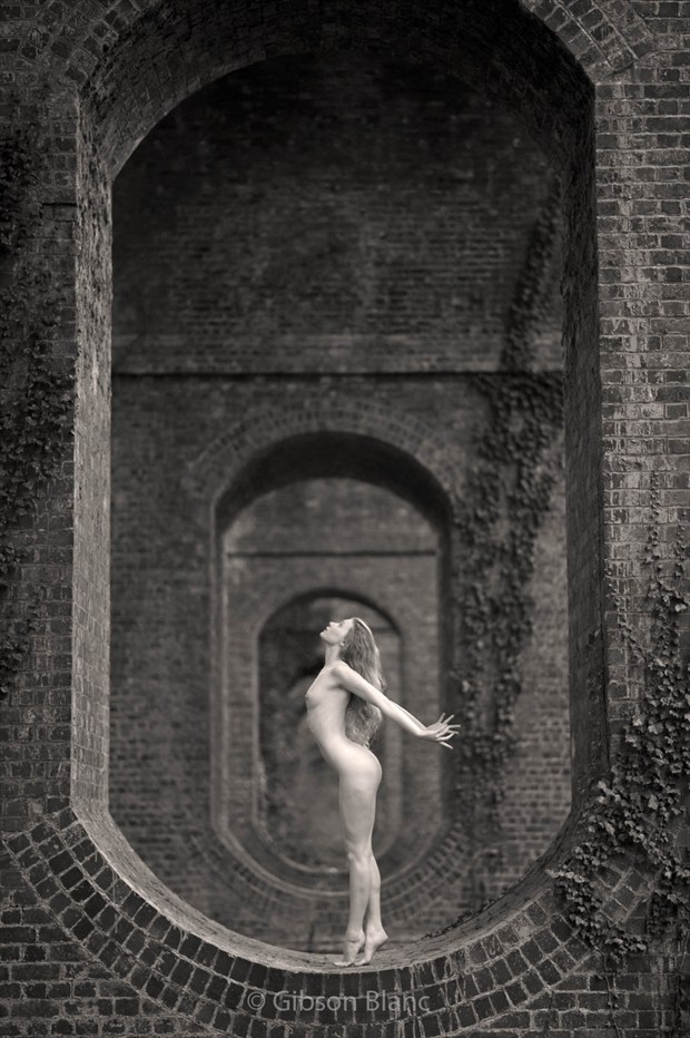 Viaduct with Lulu Artistic Nude Photo by Photographer Gibson