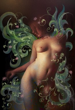 Vine Resurrection Artistic Nude Photo by Artist David Bollt