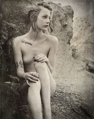 Vintage Artistic Nude Photo by Model Ortrun