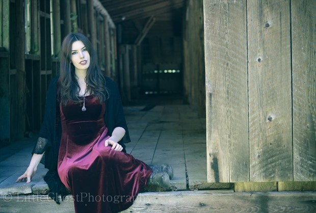 Vintage Style Gothic Photo by Model Marzonia