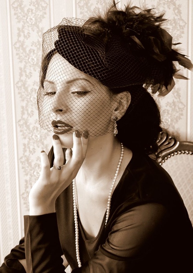 Vintage Vintage Style Photo by Model Carrie Diamond